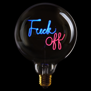 Fuck off - Message In The Bulb Asia | MITB ASIA